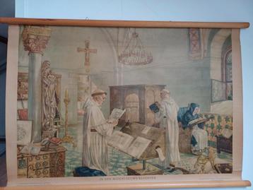 Oude Schoolplaat: In een Middeleeuws Klooster beschikbaar voor biedingen