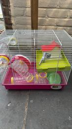 2x hamster kooi, Kooi, Minder dan 75 cm, Zo goed als nieuw, Hamster