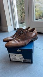 Floris van Bommel Cognac Maat 8 ZGAN, Ophalen of Verzenden, Zo goed als nieuw, Bruin, Veterschoenen