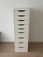 Wit Ikea ALEX ladekast, Huis en Inrichting, Kasten | Ladekasten, Ophalen, Minder dan 50 cm, Gebruikt, 5 laden of meer