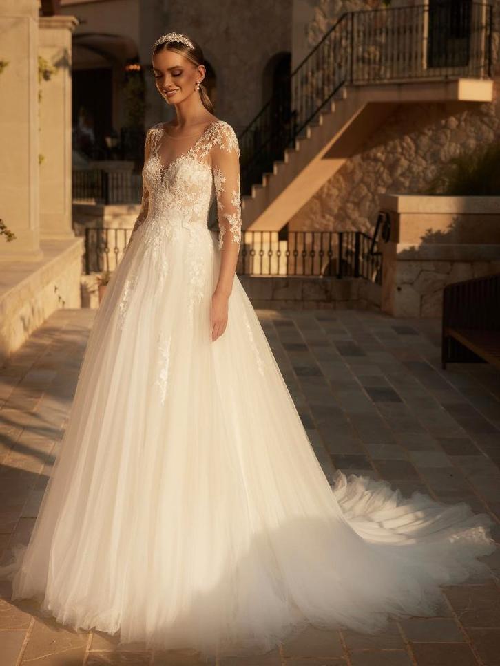 Betoverende trouwjurk - Nieuw, Kleding | Dames, Trouwkleding en Trouwaccessoires, Nieuw, Trouwjurk, Wit, Ophalen