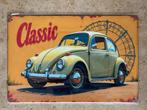 Vintage Volkswagenbusje metalen bord formaat A4 (21x29 cm), Verzenden, Nieuw