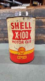 Shell x100 olieblik, Verzamelen, Ophalen of Verzenden, Gebruikt