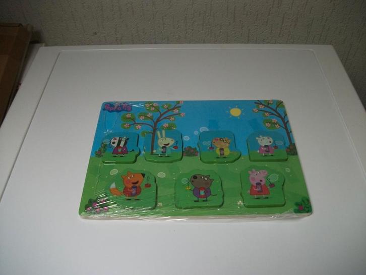 Puzzel Peppa Pig 7 delig, Kinderen en Baby's, Speelgoed | Houten speelgoed, Gebruikt, Ophalen of Verzenden