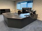 Hoekbureau donkergrijs, Huis en Inrichting, Bureaus, Ophalen, Zo goed als nieuw