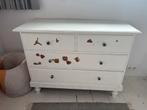 Brocante commode, Ophalen, 100 tot 150 cm, Zo goed als nieuw, 3 of 4 laden