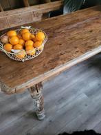 Oude grenen boeren tafel, Huis en Inrichting, Tafels | Eettafels, Ophalen, Gebruikt, 200 cm of meer, 50 tot 100 cm