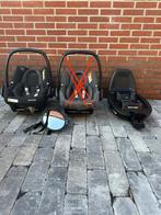 Maxi cosi rock zwart met familyfix 2, Kinderen en Baby's, Autostoeltjes, Ophalen, Zo goed als nieuw, Isofix, 0 t/m 13 kg