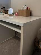 Wit bureau met 3 lades - 110x60x174 cm, Ophalen, Gebruikt, Bureau