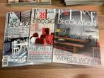 ELLE WONEN 20 jaar Decoration 4 x uitgaves 2011, Boeken, Tijdschriften en Kranten, Ophalen of Verzenden, Zo goed als nieuw, Overige typen