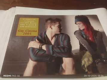 Promotie ANSICHTKAART GAY CINEMA 2005 ONGELOPEN. beschikbaar voor biedingen