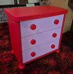 kleurrijk kinderkastje met 3 lades., Kinderen en Baby's, Kinderkamer | Commodes en Kasten, Ophalen, Gebruikt, 50 tot 70 cm, 105 cm of meer