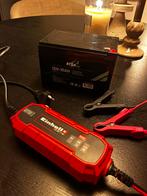 Accu 12V 10AH Eco line / einhell CE-BC 1M acculader, Ophalen, Gebruikt, Universele onderdelen