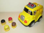 Gele bus met “vormenstoof”-poppetjes, Gebruikt, Ophalen of Verzenden