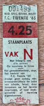 Toegangskaartje FC Twente begin jaren 70, Verzenden, Gebruikt, F.C. Twente