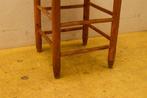 Houten kruk met rieten zitting 48243, Huis en Inrichting, Krukjes, Ophalen of Verzenden, Gebruikt, Hout