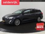 Ford Focus 1.0 EcoBoost Hybrid Titanium X | Stoel & stuurver, Auto's, Ford, 65 €/maand, 125 pk, Gebruikt, Blauw