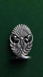 Perfect art deco signet / cachet Indonesië - Pauw, Ophalen of Verzenden