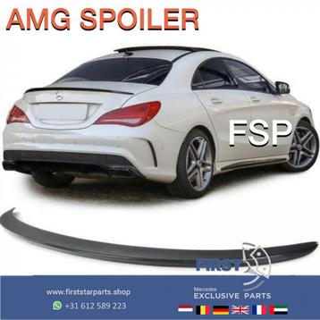 W117 C117 CLA45 AMG LIP ACHTERKLEP SPOILER ZWART Mercedes CL beschikbaar voor biedingen