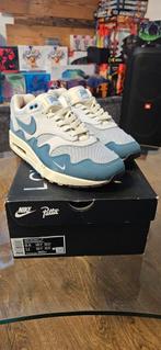 Nike Air Max 1 Patta Waves Rush Blue 43, Blauw, Nike, Ophalen of Verzenden, Sneakers of Gympen