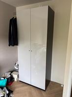 IKEA Pax kast - lichtgrijze hoogglans deuren - 150x60x236cm, Huis en Inrichting, Ophalen, 200 cm of meer, 150 tot 200 cm, Zo goed als nieuw