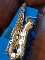 Jupiter tenorsax pro (met massive zilveren hals), Ophalen, Zo goed als nieuw, Tenor, Met koffer