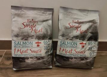 2x 1kg Purizon Single Meat Salmon adult honden brokken beschikbaar voor biedingen
