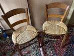 2 MOOIE OUDERE STOELEN VAN VROEGER+ KOPEREN LAMP, Ophalen