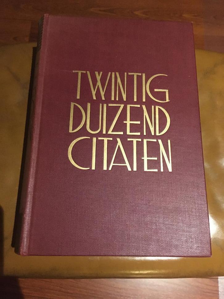 Boek: Twintig Duizend Citaten, Boeken, Encyclopedieën, Gelezen, Complete serie, Algemeen, Ophalen of Verzenden