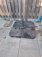 Parasolvoet inclusief tegels! Gratis, Ophalen, Gebruikt, Minder dan 1 meter, Parasolvoet