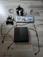 PS4 500GB, 2 controllers, headset + 3 games!, Spelcomputers en Games, Met 2 controllers, Ophalen of Verzenden, Original, 500 GB