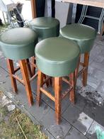 4 Barkrukken - café stijl, Huis en Inrichting, Ophalen, Gebruikt, Met voetsteun, 60 tot 90 cm