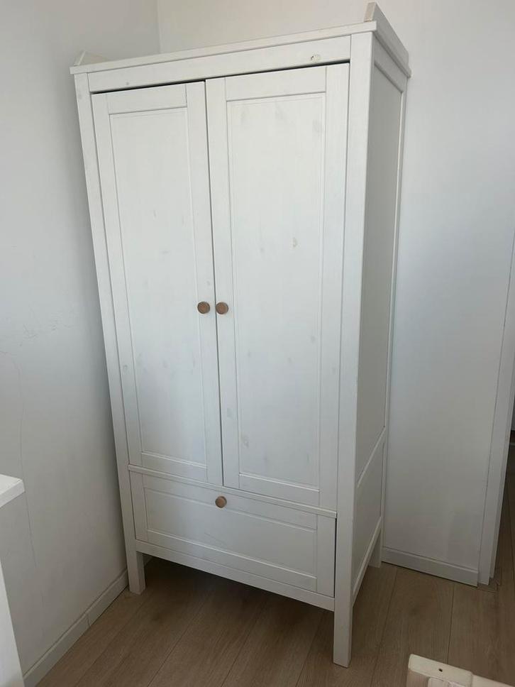 IKEA SUNDVIK kledingkast wit, Kinderen en Baby's, Kinderkamer | Commodes en Kasten, Gebruikt, 105 cm of meer, 100 cm of meer, 50 tot 70 cm