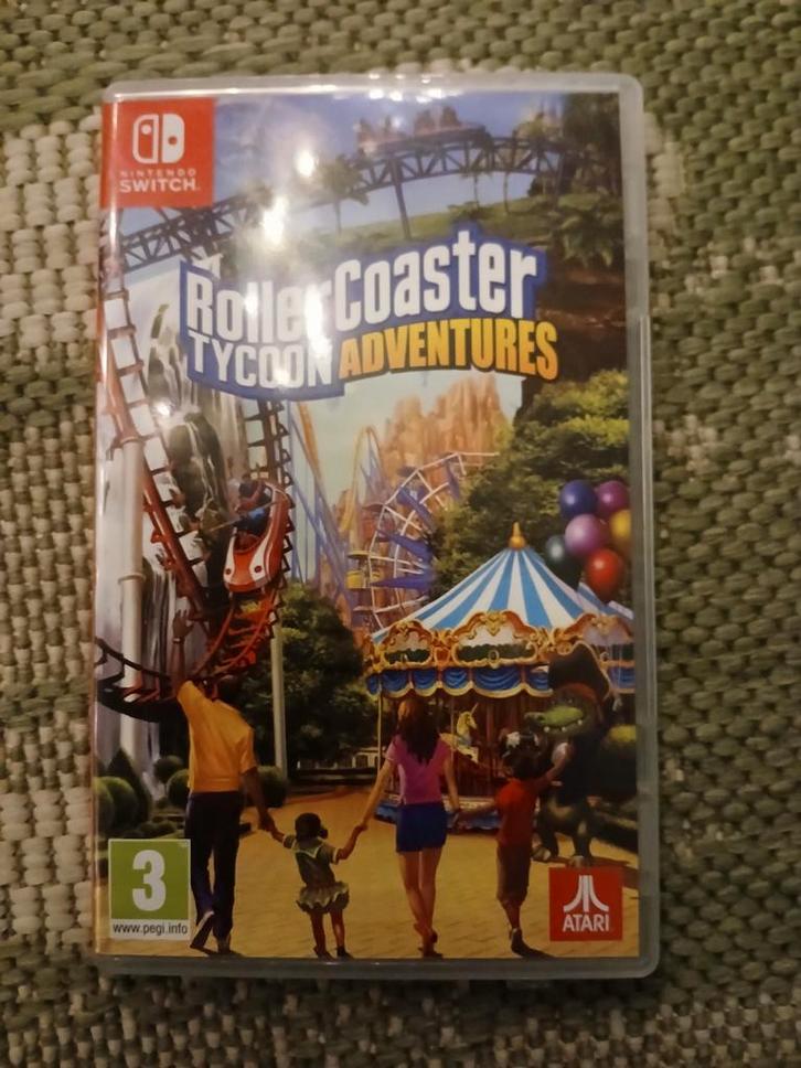 RollerCoaster Tycoon Adventures - Nintendo Switch, Spelcomputers en Games, Games | Nintendo Switch, Zo goed als nieuw, Simulatie