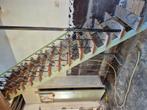 Stalen trap met houten treden, Doe-het-zelf en Verbouw, Ladders en Trappen, Ophalen of Verzenden, Gebruikt, 2 tot 4 meter
