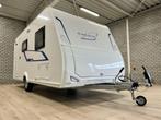 Caravelair Alba 426 stapelbed en voortent, Caravans en Kamperen, Hordeur, Bedrijf, Treinzit, 750 - 1000 kg