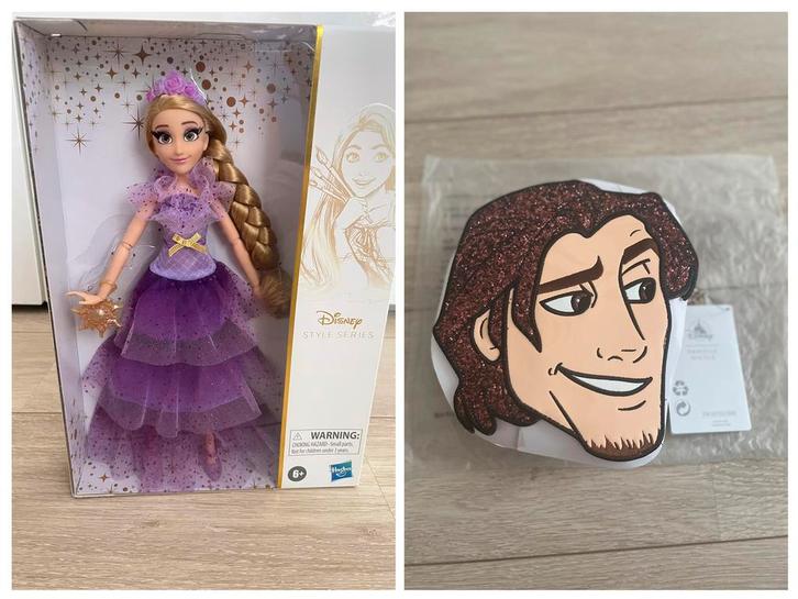 Disney Daniëlle Nicole Flynn Rider Eugene tas & Rapunzel pop, Verzamelen, Disney, Nieuw, Tas, Koffer of Zak, Overige figuren, Ophalen