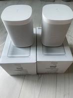 Sonos one SL paar, incl 2x flexon muurbeugels., Audio, Tv en Foto, Luidsprekers, Ophalen, Zo goed als nieuw, Front, Rear of Stereo speakers