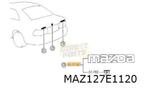 Mazda 626 embleem tekst ''Mazda'' achter Origineel! GE4T 517, Auto-onderdelen, Carrosserie en Plaatwerk, Nieuw, Mazda, Verzenden