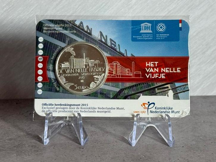 Coincard 2015 van Nelle Vijfje, Postzegels en Munten, Munten en Bankbiljetten | Verzamelingen, Nederland, Ophalen of Verzenden