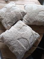 Kussenset - 3 stuks 40x40, Ophalen of Verzenden, Gebruikt, Beige, Vierkant