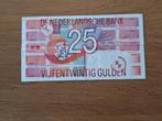 Bankbiljet 25 gulden 1989 Roodborstje, Postzegels en Munten, Bankbiljetten | Nederland, Ophalen of Verzenden, 25 gulden, Los biljet
