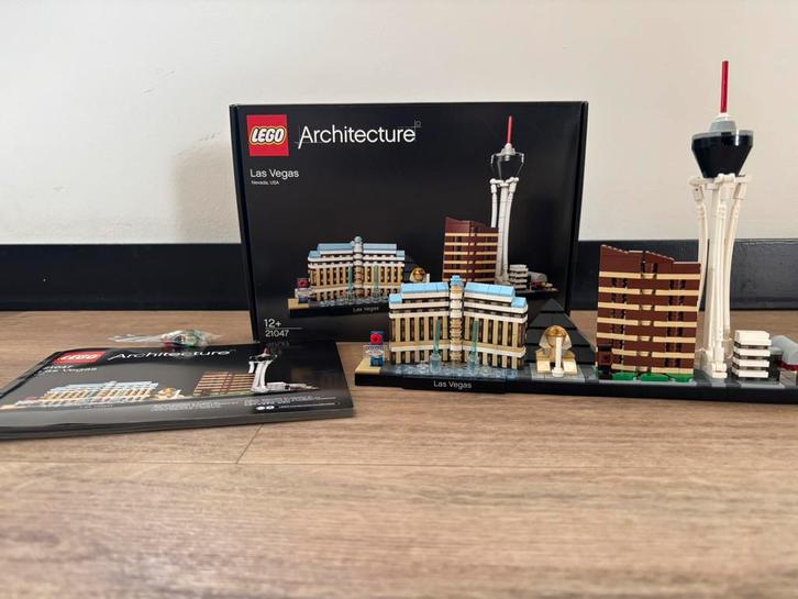 Lego Architecture 21047 Las Vegas, Kinderen en Baby's, Speelgoed | Duplo en Lego, Zo goed als nieuw, Lego, Complete set, Ophalen of Verzenden