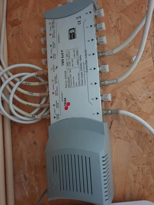 Triax TMS 9x8 P Satelliet Multiswitch, Audio, Tv en Foto, Schotelantennes, Gebruikt, Overige merken, Ophalen of Verzenden