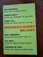 BOEK "SHOWBIZFIGUREN BELICHT ", Ophalen of Verzenden, Zo goed als nieuw, Overige onderwerpen