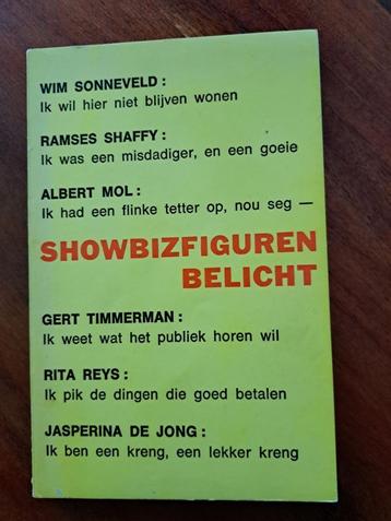 BOEK "SHOWBIZFIGUREN BELICHT " beschikbaar voor biedingen