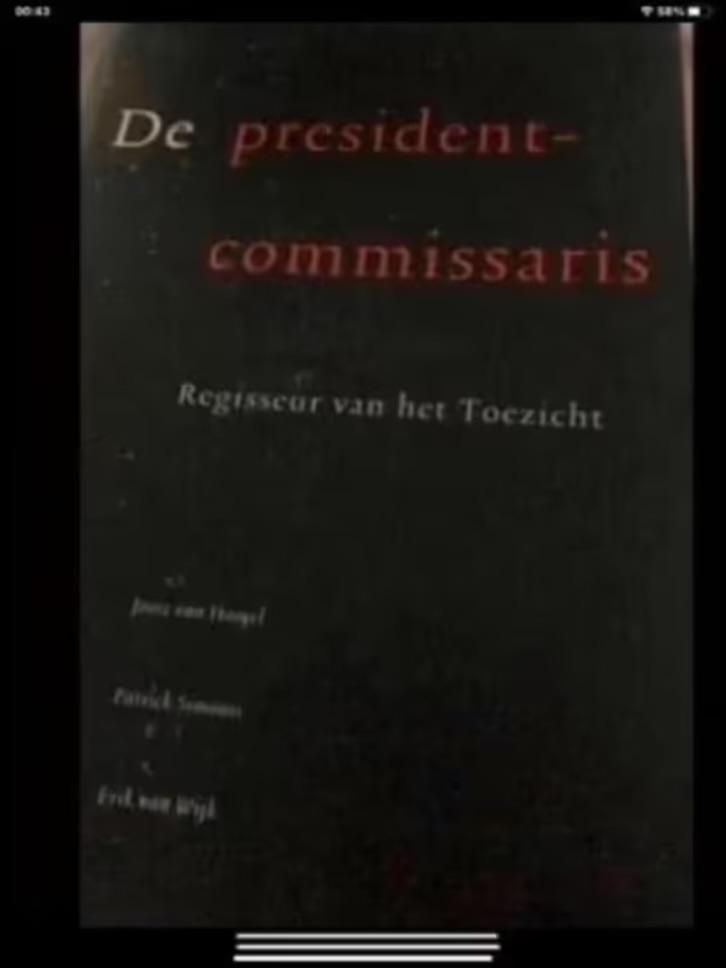 de president commissaris, Ophalen of Verzenden, Amerika