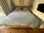 Swiss Sense Boxspring – Inclusief Achterbord & Topper, Antiek en Kunst, Antiek | Meubels | Bedden, Ophalen of Verzenden