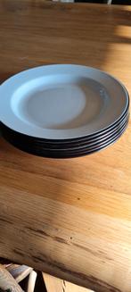 6 emaille borden, Huis en Inrichting, Keuken | Servies, Ophalen, Zo goed als nieuw, Overige stijlen, Bord(en)