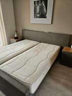 boxspring 180x200  merk  eastborn, Huis en Inrichting, Slaapkamer | Boxsprings, Ophalen, Bruin, Tweepersoons, Zo goed als nieuw
